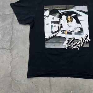 King Von Black Graphic Tee
